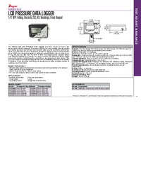 Thumbnail of document Data Sheet - DLI12 LCD Pressure Data Logger